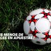 ¿Qué significa menos de 1.5 Goles en Apuestas?